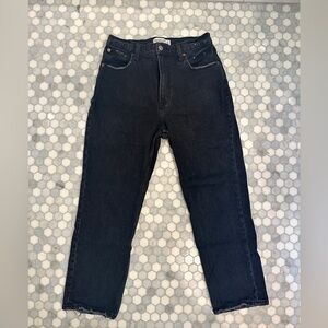 A&F Ankle Straight Jeans